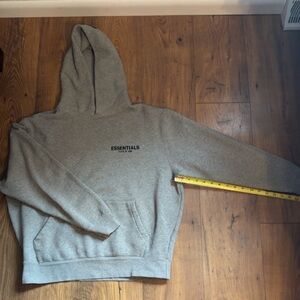 Women’s Size Small Gray Fear of God Essentials Hoodie